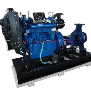 Pompa Air sentrifugal mesin diesel kapasitas tinggi, pompa air sentrifugal 6 inci 8 inci 10 inci 12 indh untuk irigasi pertanian