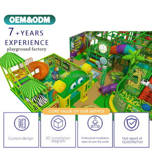 Área de Juegos Interior para Niños, Software para Área de Juegos Interior, Área de Juegos Rectangular, Temática de Jungla - Product Image 3
