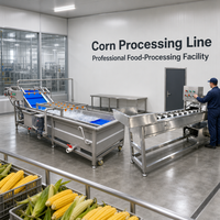 Chaîne de production de maïs sucré frais de haute qualité pour la cuisson et le traitement du maïs