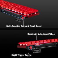 OEM ODM Falchion Ace 75 HE Wired AnalogHall Effect Gaming Keyboard 75 TKL USB Hot Swappable Magnetic Switch Rapid Trigger 8KHz
