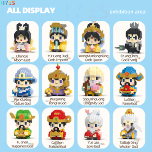 Huiye Mini Gạch Xây Dựng Khối Thiết Kế Mới DIY ABS Nhựa Sáng Tạo Đồ Chơi Giáo Dục Cho Trẻ Em Lắp Ráp Trẻ Em Quà Tặng - Product Image 6