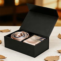 Boîte cadeau personnalisée en carton gris biodégradable et écologique, avec doublure en éponge, fermeture magnétique, pliable, pour parfum
