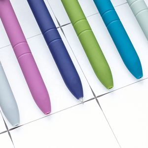 Retractable <b>Roller</b> Ball Gel Pens Plastic 0.5mm Black <b>Ink</b> UV Printed Office School Use Stationery Wholesale Promotion New - Product Image 3