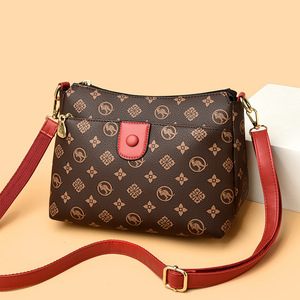 Sac à bandoulière pour femme, nouveau modèle imprimé, deux sangles, fermeture éclair, polyester PVC, tendance automne, sac à main chic pour maman, Tanjing - Product Image 4