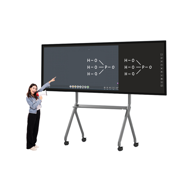 EIBOARD Interactive Flat Panel LED Smart Blackboard Touch Screen Dual Os OPS Smart Board for School Conference