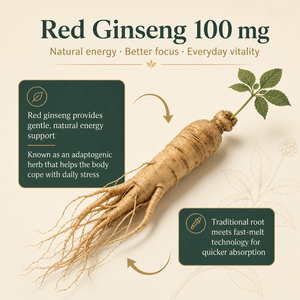 Natural Red Ginseng Propolis Oral Dissolving Strip Anti Fatigue Factory Bulk Order Custom Label Body Care <b>Supplement</b> - Product Image 3