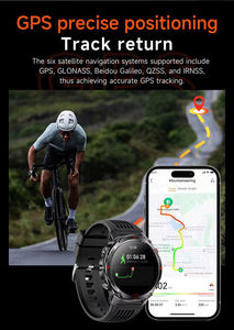 Montre connectée HT37 avec GPS, tracker sportif, bracelet de sport pour hommes, écran de 1,46 pouce, batterie de 540 mAh, montre étanche - Product Image 5