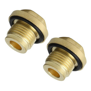 Brass Drain <b>Plug</b> For Land Rover Discovery 2 Td5 V8 Differential Oil Pan FK0102 2pcs Set - Product Image 4