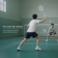 Raquette de badminton Jieling entièrement en carbone, raquette en fibre de carbone Jie Ling pour l'entraînement en club, les matchs en double, les sports en salle.