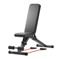 Support de barre de musculation pliable réglable en métal noir pour la musculation, l'entraînement de force et les équipements de fitness EIGFOH