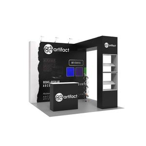 Stan Pameran Dagang Portabel Display 10X10 Stan Pameran Pop Up Konter Promosi Desain Kustom untuk Peralatan Pameran Dagang <span class=keywords><strong>Expo</strong></span> - Product Image 2