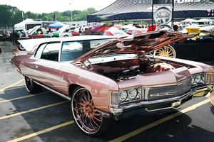 RCSR Llantas Forjadas Personalizadas de 22, <span class=keywords><strong>24</strong></span>, 26, 28 Pulgadas 5x114.3 5x127 5x139.7 Cromadas Oro Rosa con Borde Grande para Camionetas DONK G Body - Product Image 4