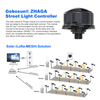 Télécommande à 7 broches gradation LoRaWAN/LoraMESH/ZHAGA contrôleur de lampadaire intelligent 12V/24V PWM contrôleur de lampe de route sans fil LED