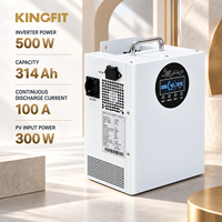 Système solaire tout-en-un mural hors réseau pour la maison, 1 kWh, 500 W, 314 Ah
