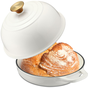 Horno holandés <span class=keywords><strong>de</strong></span> <span class=keywords><strong>hierro</strong></span> fundido con tapa <span class=keywords><strong>para</strong></span> <span class=keywords><strong>hornear</strong></span> <span class=keywords><strong>pan</strong></span> <span class=keywords><strong>de</strong></span> masa fermentada, horno redondo <span class=keywords><strong>de</strong></span> 5 cuartos <span class=keywords><strong>de</strong></span> galón, olla <span class=keywords><strong>para</strong></span> <span class=keywords><strong>pan</strong></span> <span class=keywords><strong>de</strong></span> Horno Holandés <span class=keywords><strong>de</strong></span> <span class=keywords><strong>hierro</strong></span> fundido esmaltado - Product Image 1