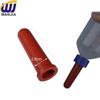 Bouteille à lait WANJIA 3L Grande capacité Bouteille d'allaitement en plastique pour veau agneau chèvre pour l'alimentation manuelle du bétail