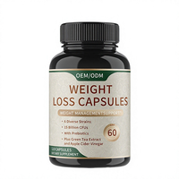 Capsules de perte de poids au peptide vert de haute qualité, amincissantes et brûle-graisses, aux saveurs de fruits, pour adolescents et adultes