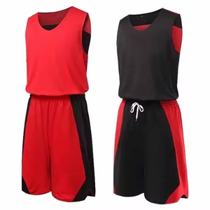Uniformes de basket-ball unisexes personnalisés 100% polyester à séchage rapide, dernières ventes en promotion - Product Image 2