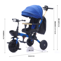 Les fabricants fournissent des tricycles pour enfants, vélos pour enfants de 1 à 3 à 6 ans, poussette pliable avec auvent.