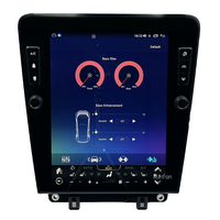 Unit Head Layar Sentuh Vertikal Android 12.1 inci untuk Ford Mustang GT 2008 2010 2014 Upgrade Radio Navigasi