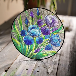 Décoration de maison Monarch House : <span class=keywords><strong>attrape</strong></span>-soleil en verre Art Déco à suspendre à la fenêtre pour le jardin - Product Image 5