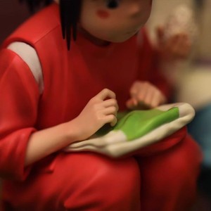 Chihiro und Haku Studio Ghibli PVC-Modellfigur Anime-Figur Dekorative Ausstellungsfigur Sitzende Zweidimensionale Welt Ab 14 Jahren - Product Image 3