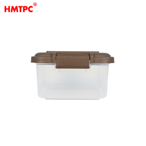 Seau de stockage de nourriture pour animaux de compagnie transparent, léger et compact, écologique, <span class=keywords><strong>facile</strong></span> à nettoyer pour chats et chiens - Product Image 4