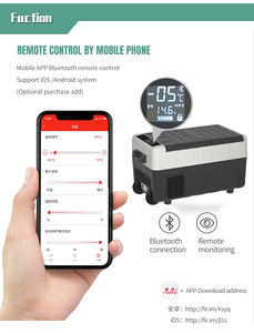 TIEFU-compresor portátil DC 24V, refrigerador para coche, Camping, caravana, <span class=keywords><strong>con</strong></span> aplicación de calentamiento - Product Image 4