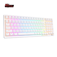 Royal Kludge RK98 clavier complet Compact 98 touches clavier mécanique rgb personnalisé petite langue clavier de jeu thaïlandais