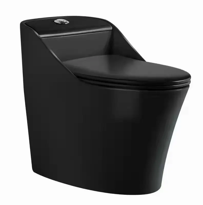 Moderne Keramik boden montierte S-Falle einteilige Toiletten schüssel Verkauf Soft Cover White Seat Style Pattern Badezimmer