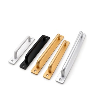 Poignée de meuble en alliage d'aluminium, barre minimaliste pour armoire, poignée de porte de placard, installation facile, utilisation pour rangement - Product Image 1
