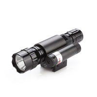 Combinaison lampe torche et viseur laser, construction en alliage d'aluminium et plastique, haute puissance pour le tir en plein air et les activités de chasse