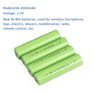 Baterías Recargables de Hidruro Metálico de Níquel OEM NI-MH 1.2V 4000mAh 4/3A, Paquete de Baterías de Repuesto - Product Image 2