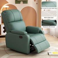 Canapé inclinable en éponge haute densité 45D, chaise longue individuelle en similicuir durable