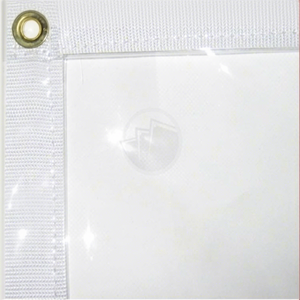 Housse de table en PVC flexible, nappe transparente en vinyle avec finition brillante, facile à nettoyer, film plastique imperméable pour la protection de la table - Product Image 2