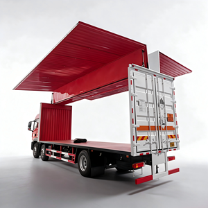 Camion fourgon à ailes ouvertes HOWO 6X2, poids lourd, 20 tonnes, pour le transport de marchandises industrielles - Product Image 1