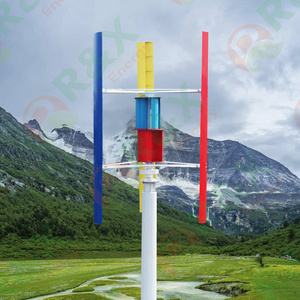 Éoliennes verticales domestiques RX-HV haute efficacité 5 kW 10 kW, générateurs d'énergie à faible bruit 220 V 380 V, contrôleur MPPT inclus RX- - Product Image 2