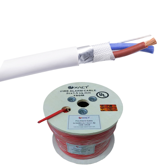 ExactCables BS6387 2Core 0.5mm2/0.75mm2/1.5mm2 Fire Resistant PVC Cable Good Price for Industrial Use