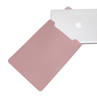 Funda Ultrafina de PU para Portátil de 13-14 Pulgadas, Bolsa Multifuncional para Computadora con Alfombrilla para Ratón, Resistente a Salpicaduras para el Viaje Diario