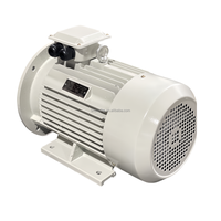 Moteur à induction à courant alternatif triphasé 6-8 kw 2-5hp à vitesse variable 220v/380v 1450/2880 R/min IE1-IE3 de montage à bride en fonte