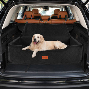 Asiento de <span class=keywords><strong>Coche</strong></span> Antideslizante de Piel Sintética con Espuma Viscoelástica para Perros Grandes, Lavable, Seguro, Apto para <span class=keywords><strong>Maletero</strong></span> de SUV/Automóvil - Product Image 4