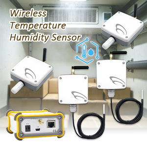เซ็นเซอร์วัดอุณหภูมิและความชื้นในห้องแบบไร้สาย Zigbee Ethernet Easemind พร้อมระบบแจ้งเตือนอัจฉริยะสำหรับคลังสินค้า - Product Image 1
