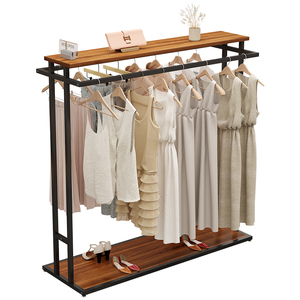 Exhibidor de Ropa Metálico y de Madera para Tiendas, con Acabado Pulido, Empacado en Cartón - Product Image 2