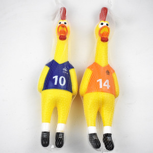 Juguete de Látex con Sonido de Pollo, el Más Vendido, el Mejor Juguete Chirriante para Mascotas, Juguete para Masticar para Perros con Sonido de Fútbol, de Vinilo, Grande, 32 cm - Product Image 2