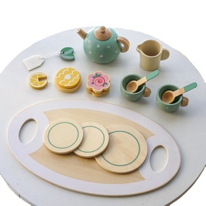 Préscolaire En Bois Enfants Jouets Simulé Tea Party Jouet Après-Midi Thé Dessert Ensemble Jouer Maison Jeux - Product Image 5