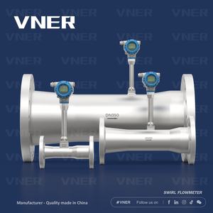 Débitmètre à <span class=keywords><strong>vortex</strong></span> surchauffé en acier inoxydable DN100 Hart Pulse IP65 DC24V 4-20mA Acides Précision +/-0,05% OEM disponible VNER - Product Image 3