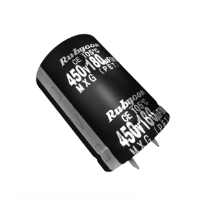 Condensateur à traversée de canal 420MXG330MEFCSN25X50, aluminium, 330uF 20% 420V, à fixation par clip, 330uF - Product Image 1