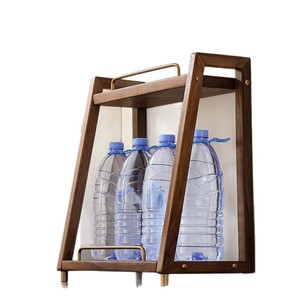 Solid Wood Kitchen Storage <b>Rack</b> 2 Tier <b>Spice</b> <b>Organizer</b> Standing Type For Counter Top Use - Product Image 5