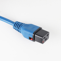 Cordon d'alimentation robuste IEC C19 avec verrouillage C20 de haute qualité, homologué IP65, pour serveurs et ordinateurs