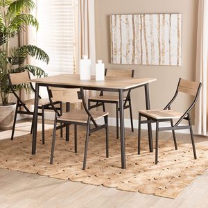 Cross-border modern minimalist home dining <b>table</b> and chair set <b>for</b> rental apartments, <b>kitchens</b>, living rooms, <b>small</b> apartments, - Product Image 1